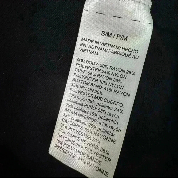 Chico’s S/M Black & Gold Color Block Long Sleeve Cardigan Sweater - Picture 10 of 11